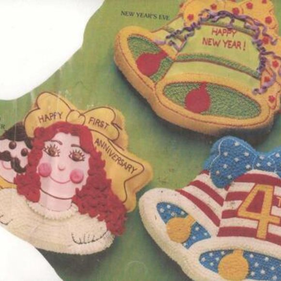 Wilton Double Bell Anniversary Bridal Shower Cake Pan(502-1220, 1979) - Picture 4 of 4